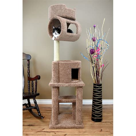 Cat tower walmart - Cat tree comes with a safety strap to secure it to the wall. Two hanging furballs to add extra fun for your furry cats and can be replaced with your cats' favorite toys. Overall dimension: 49 x 49 x 138.5 cm / 19.5 x 19.5 x 54.5''. Big condo measures 49 x 24.5 x 24 cm / 19.5 x 9.6 x 9.4''. Door size: 18 x 18 cm / 7 x 7''. 